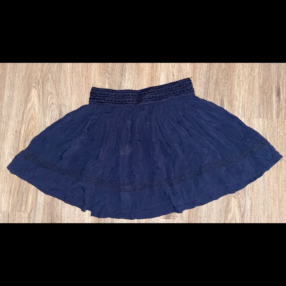 Aeropostale Juniors Navy Blue Skirt
